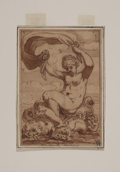 Venere o Galatea trasportata dai delfini