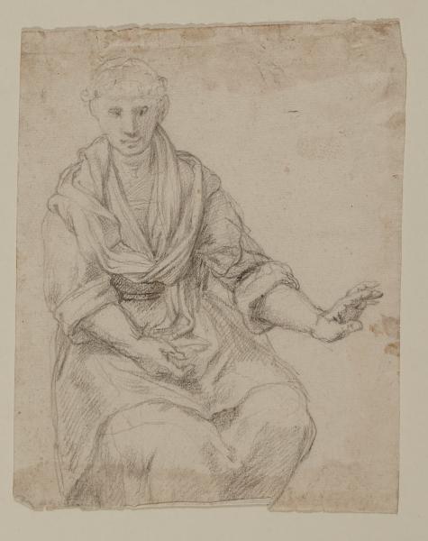 Figura femminile seduta
