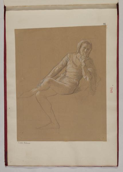 Figura maschile in costume medievale