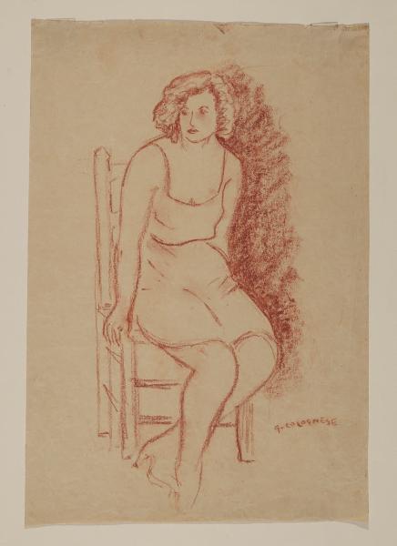 Donna seduta