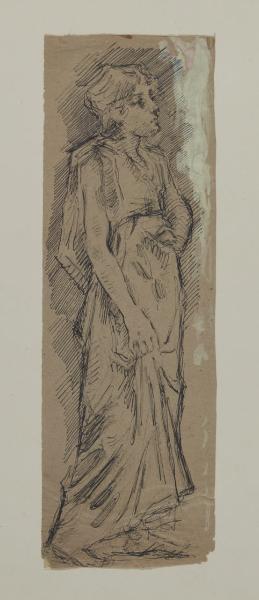 Figura femminile stante