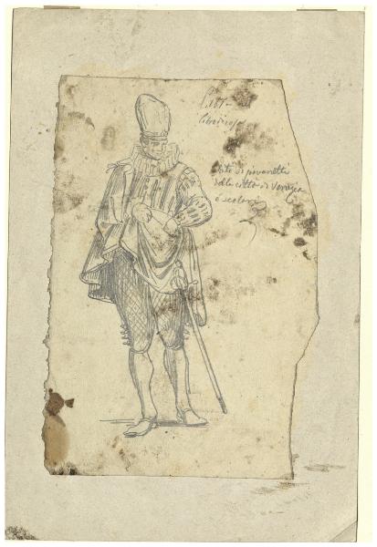 Costume di giovanetto veneziano del principio del XVII sec.