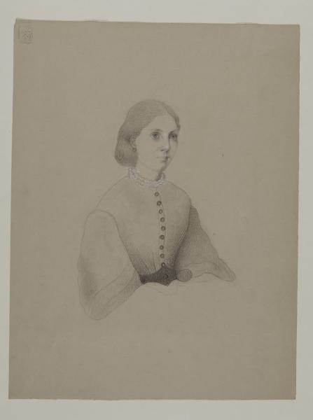 Ritratto di giovane donna a mezzo busto