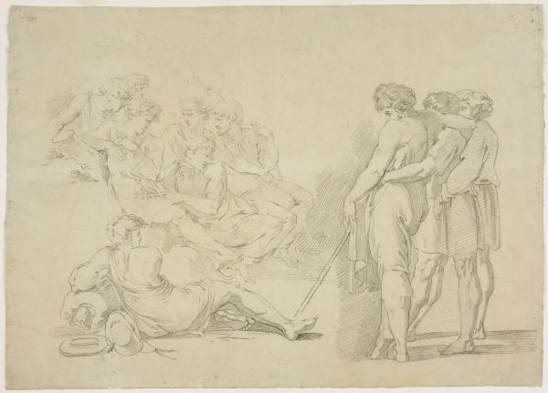 Giuseppe spiega i sogni ai fratelli (dalle Logge Vaticane)