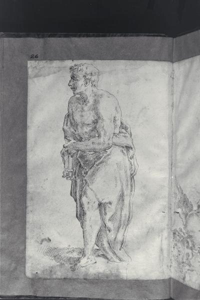 Figura maschile con un libro