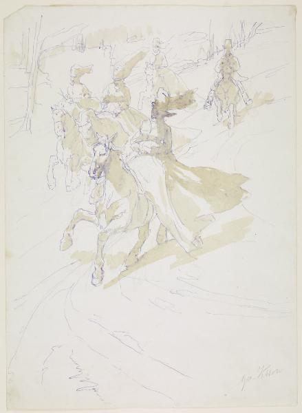 Cavalieri al galoppo
