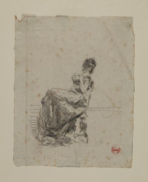 Figura femminile seduta