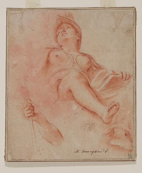 Figura femminile allegorica sulle nubi (Allegoria di Bologna)