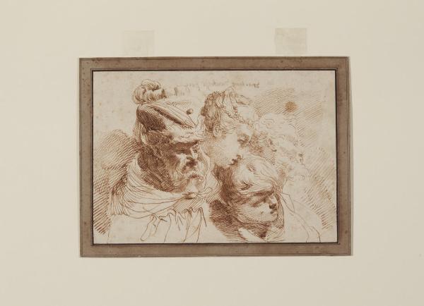 Studio di quattro teste