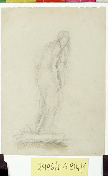 Schizzo di una figura di dolente (inventario)