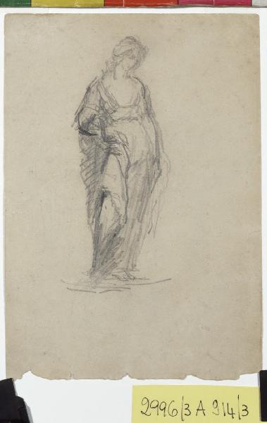 Figura femminile eretta stante