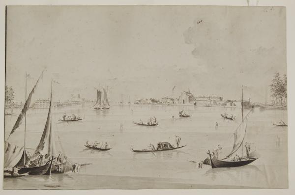 La laguna al forte di S. Andrea e a S. Nicolò di Lido