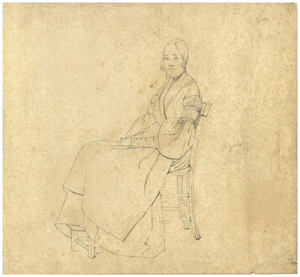 Figura femminile seduta