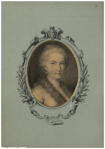 Ritratto di Maria Gaetana Agnesi