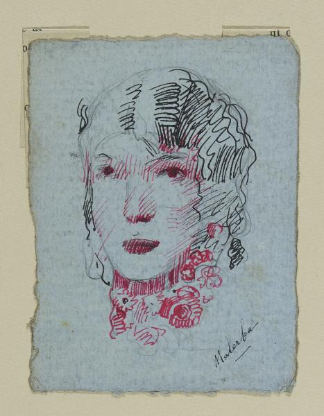 Testa di giovane donna