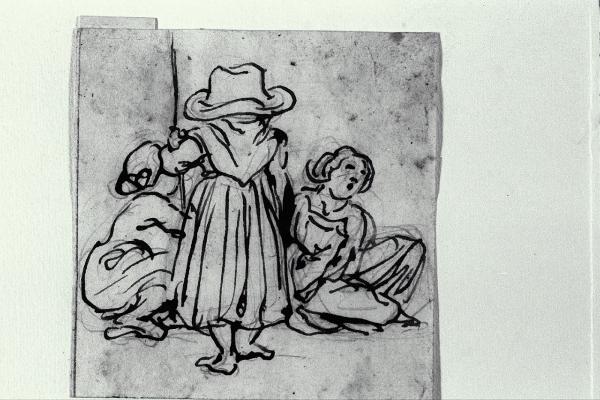 Gruppo di tre figure femminili