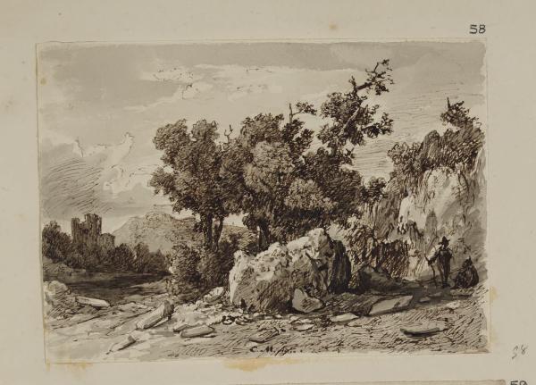 Paesaggio con figure