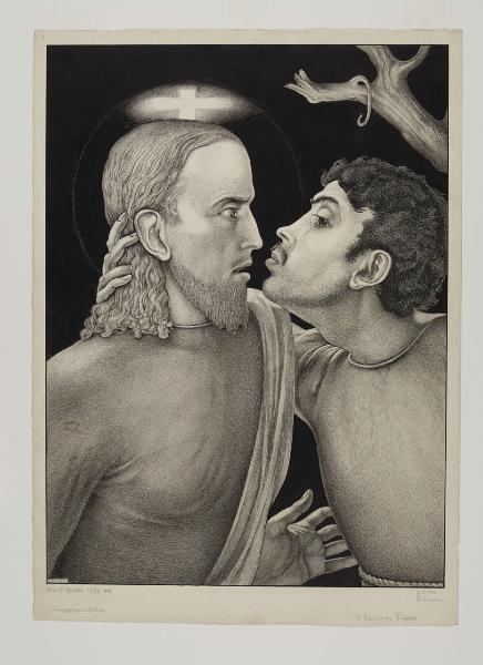 Composizione biblica - Il bacio di Giuda