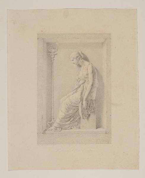Pietas. Stele funeraria (Pietà coniugale per la stele Visconti?)