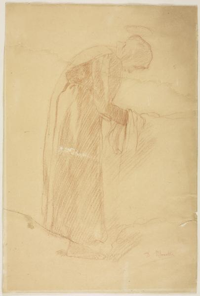 Studio per figura di una santa