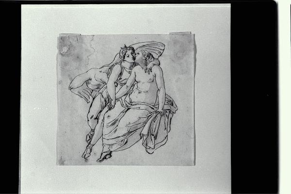 Scena mitologica: Giove in veste di Diana seduce Callisto (?)