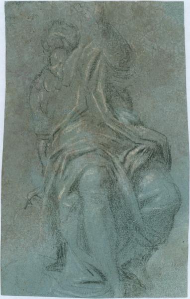 Figura che guarda verso l'alto