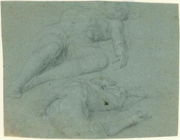 Due soldati uccisi (studio per Angelica e Medoro)