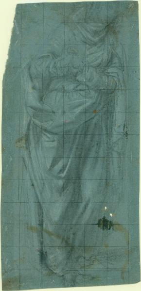 Figura femminile con mani giunte
