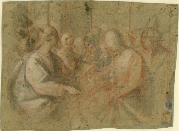 Studio per Cristo e l'adultera
