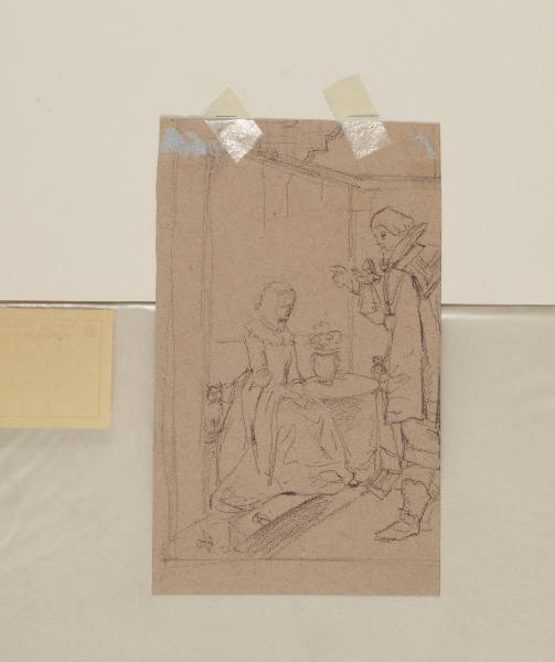 Dama e cavaliere in costume