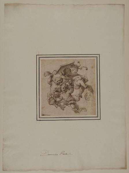 Tre putti in volo