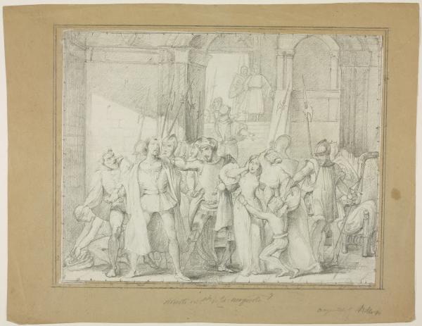 L'arresto del conte di Carmagnola (?)