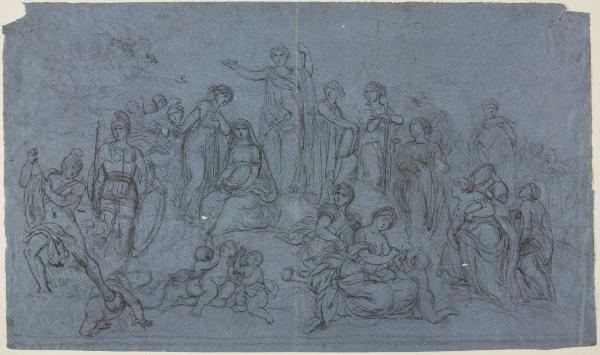 Studio per una scena allegorica
