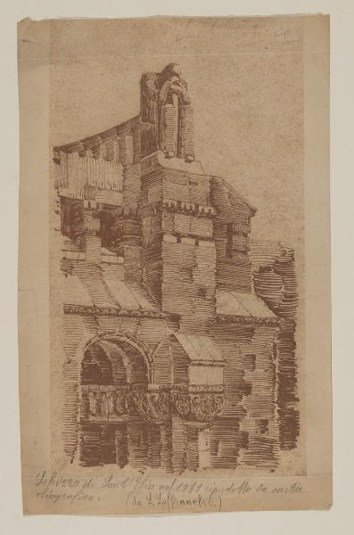 Particolare di un antico edificio