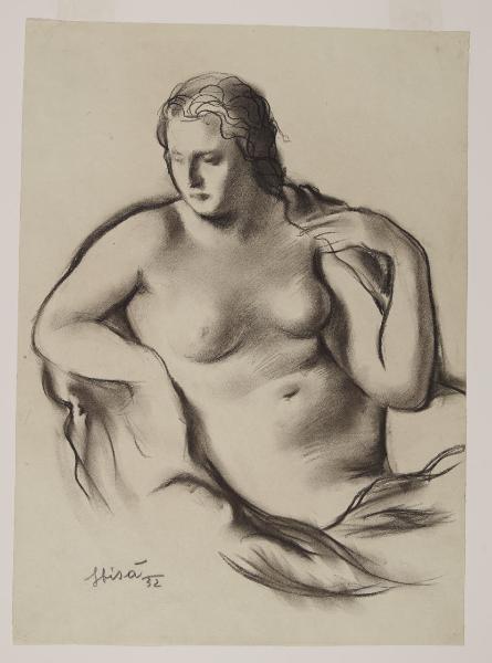Nudo femminile a mezza figura