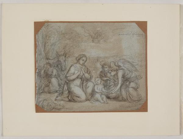 L'apparizione degli angeli durante la fuga in Egitto