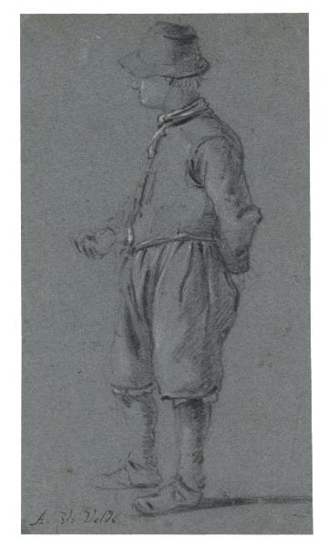 Studio per una figura di popolano