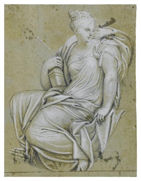 Donna seduta con scettro (dall'affresco di Villa Soranzo a Castelfranco)