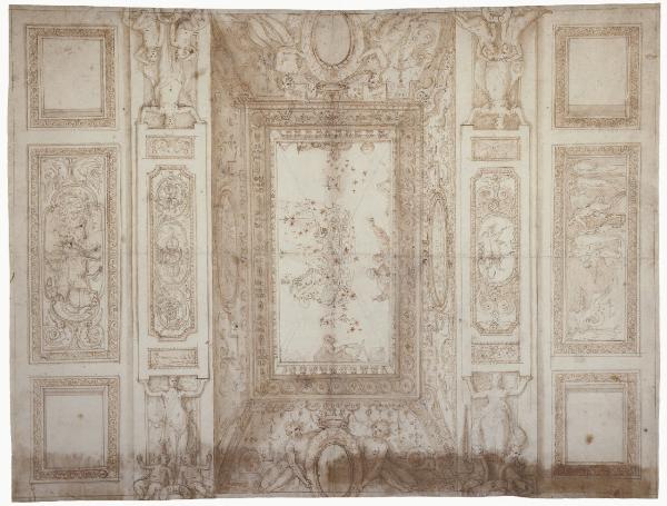 Progetto per la volta della Grande Galleria di Carlo Emanuele I