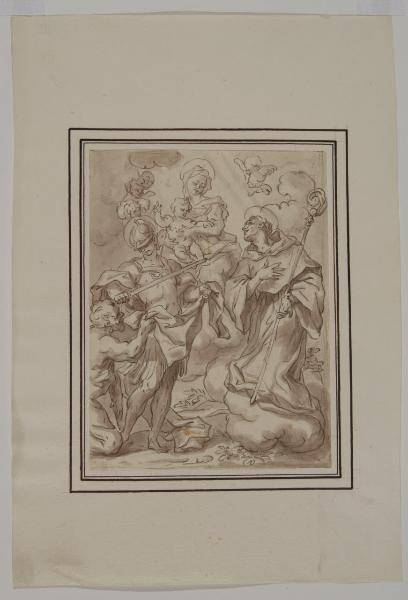 Madonna con il Bambino tra San Martino e un abate