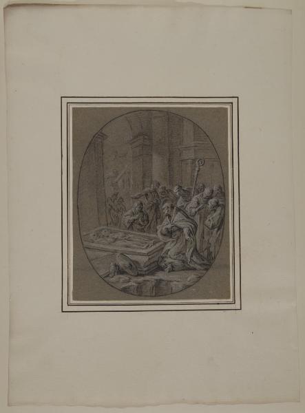 Sant'Ambrogio fa disseppellire i corpi dei Santi Gervasio e Protasio
