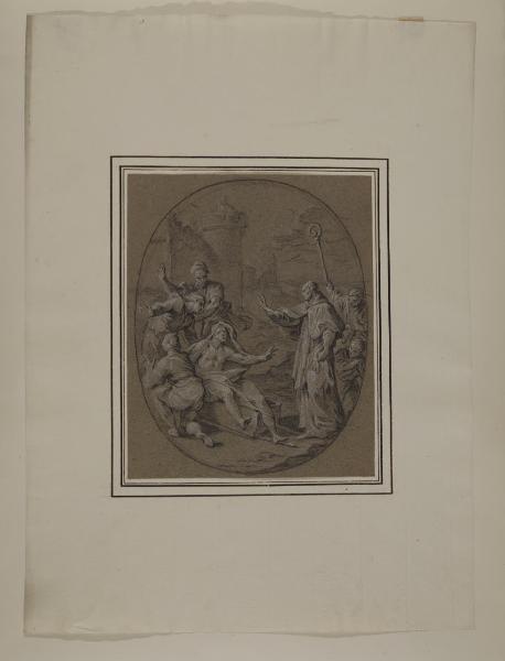 Miracolo di guarigione operato da Sant'Ambrogio