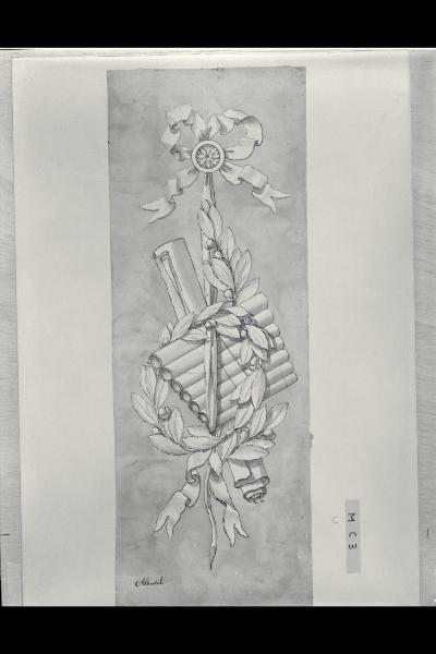 Allegoria della Musica con fiori di lauro