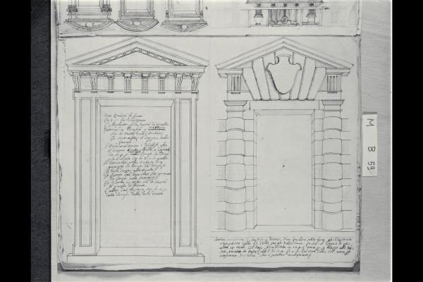 Due prospetti di porte