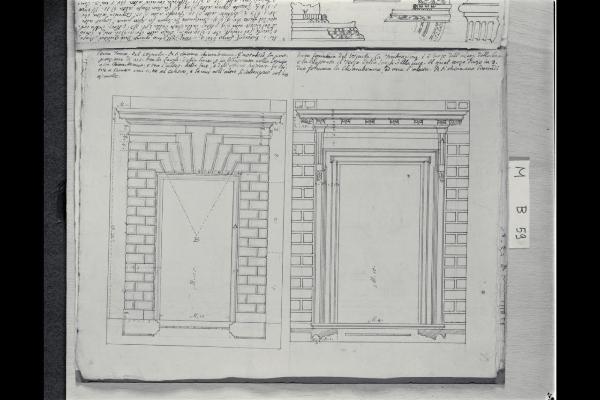 Due prospetti di porte