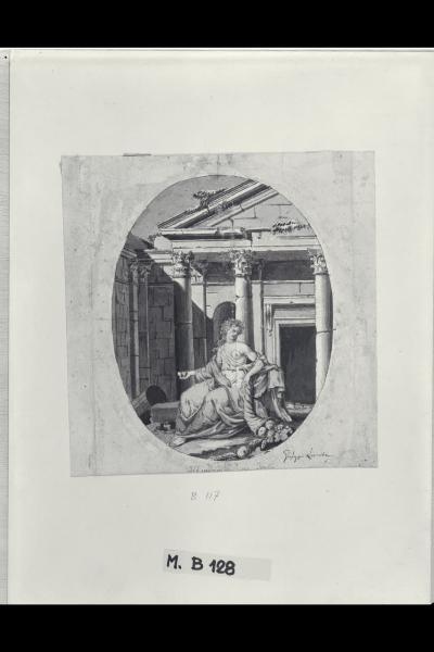 Capriccio architettonico con allegoria dell'Abbondanza
