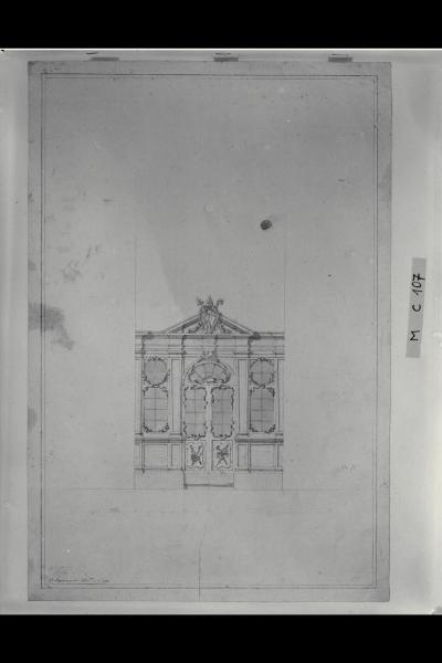 Progetto di serramento per un edificio religioso