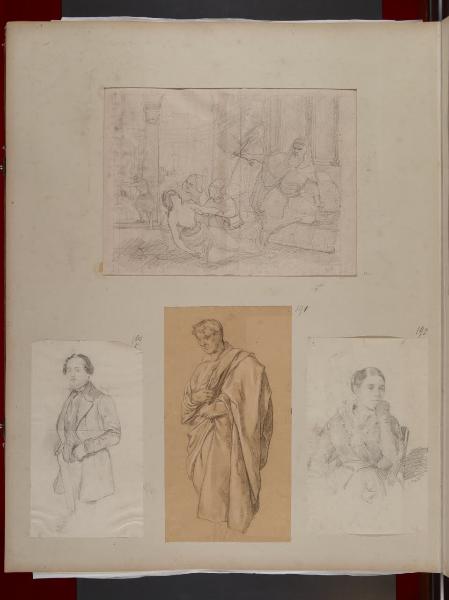 Giovane donna pensosa