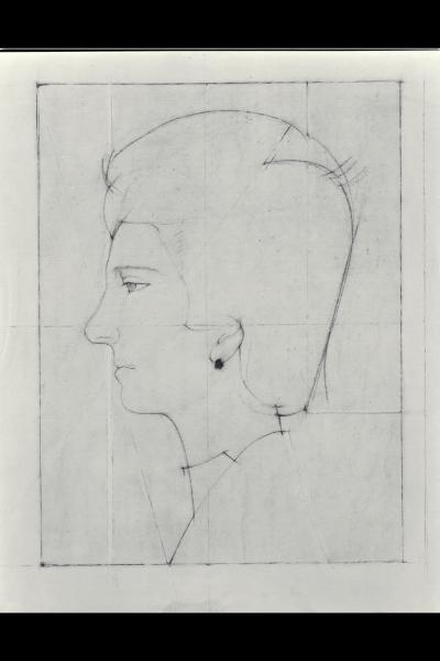 Studio di testa femminile