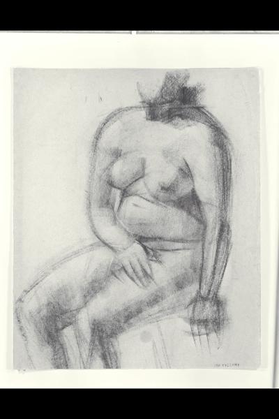 Nudo di donna seduta